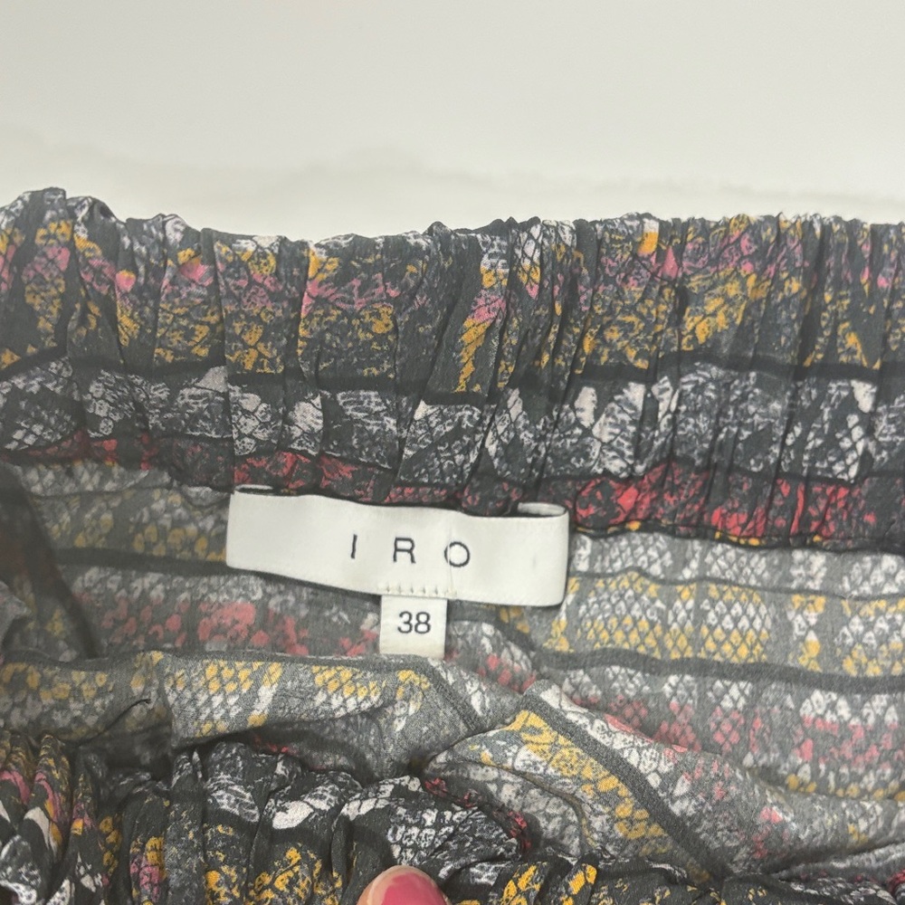Iro Multicolor Patterned Mini Skirt - image 4